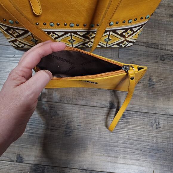 Montana West conceal carry purse handbag with matching pouch G - Picture 8 of 11